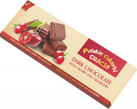 Шоколад Polskie Gracio With Cherry+Cranberry чорний 225г
