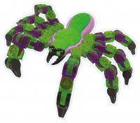 Іграшка Klixx Creaturez - Fidget Павук зелено-фіолетовий