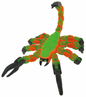 Іграшка Klixx Creaturez - Fidget Скорпіон зелено-червоний