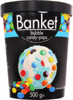 Морозиво Banket bubble candy-pops 500г