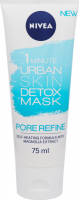 Маска для обличчя Nivea 1 Minute Urban Skin Detox Mask Звуження пор і Детокс, 75 мл