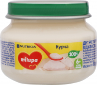 Пюре Nutricia Milupa курча 6+ с/б 80г х12