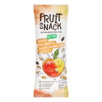 Снеки Fruit Snack яблуко-льон-вівсянка-соняшник 35г х60