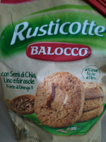 Печиво Balocco Rusticotte зерново-насіннєве 350г х12