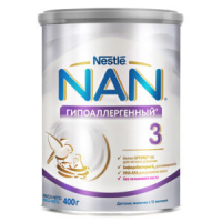 Суміш Nestle NAN 3 гіпоалергенний від 12міс. з/б 800г 