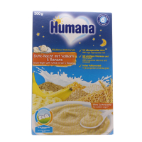 Каша Humana молочна цільнозернова з бананом 200г