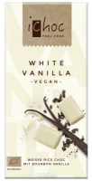 Шоколад органічний Ichoc білий з ваніліном 80г