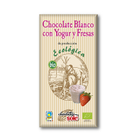 Шоколад Chocolate`s Sole Bio білий з йогурт-полуниця 100г