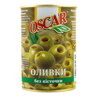 Оливки Oscar без кісточки з/б 280г