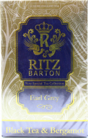 Чай Ritz Barton Earl Grey чорний з бергамотом 100г х15