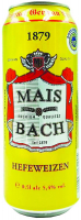 Пиво Mais Bach Hefeweizen з/б 0,5л