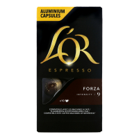 Кава LOR Espresso Forza смажена мелена в капсулах 52г х12