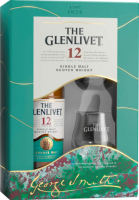 Набір Віскі Glenlivet 12 років 40% 0,7л +2 склянки x2