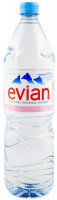 Вода Evian мінеральна негазована 1,5л