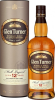 Віскі Glen Turner Single Malt 12 років 40% 0,7л тубус
