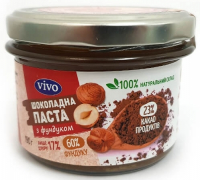 Паста шоколадна Vivo з фундуком 60% 190г