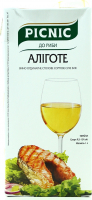 Вино Picnic Аліготе біле сухе 9,5-13% 1л B&B 
