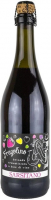 Алкогольний напій Fragolinо Sarsitano Rosso на основі червоного вина з ароматом полуниці солодке червоне 0,75л 7,5%
