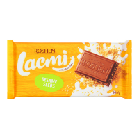 Шоколад Roshen Lacmi молочний з сезамом 90г