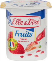 Десерт Elle&Vire Fruits молочний з полуницею 125г