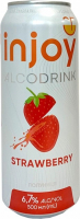 Напій InJoy Strawberry 500мл 6,7%