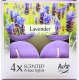 Свічка Aura Lavender 4шт. WPZ-040079