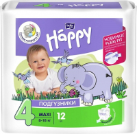 Підгузки дитячі HAPPY BELLA BABY maxi вага 8-18кг 12шт