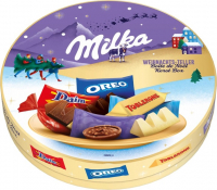 Набір Milka Шоколадні цукерки + Шоколад 8 смаків 196 г
