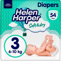 Підгузки Helen Harper Soft&Dry Midi(3) 6-10кг 54шт