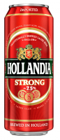Пиво Hollandia світле фільтроване 7.5% 0,5л ж/б