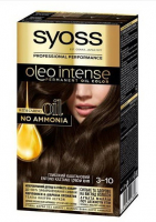 Фарба стійка для волосся Syoss Oleo Intense Без аміаку №3-10 Глибокий Каштановий
