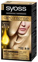 Фарба стійка для волосся Syoss Oleo Intense Без аміаку №9-10 Яскравий Блонд