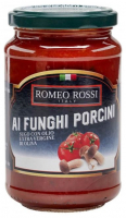 Соус Romeo Rossi томатний з білими грибами с/б 350г 
