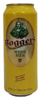 Пиво Boggers Weiss Bier з/б 0,5л