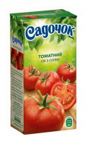 Сік Садочок томатний із сіллю 0,5л