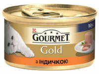 Корм Gourmet Gold для котів Індичка 85г