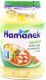 Пюре Hame Hamanek куряче з рисом та шматоч. овочів 190г х6