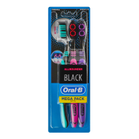Зубна щітка Oral-B Medium всебічне чищення чорна