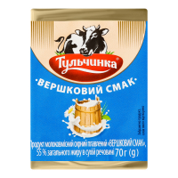 Продукт сирний плавлений Тульчинка Вершковий 55% 70г