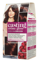 Фарба-догляд для волосся L'Oreal Paris Casting Creme Gloss Без аміаку №554 Пряний Шоколад