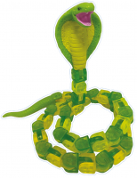 Іграшка Klixx Creaturez - Fidget Кобра зелена