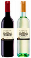 Вино L Hermitage Vin Blanc Sec+Vin Rouge Sec 0,75+0,75л 