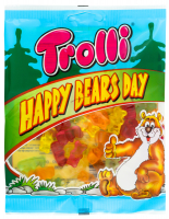 Цукерки Trolli Happy Bears Day 100г х12