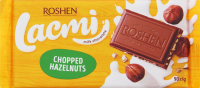 Шоколад Roshen Lacmi молочний з подріб. ліс.горіхом 90г 
