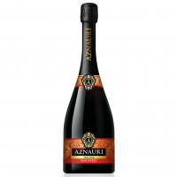 Вино ігристе Aznauri Semi-Sweet напівсолодке червоне 10-13,5% 0,75л