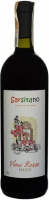 Вино Sarsitano Vino Rosso Secco червоне сухе 0,75л 10,5%