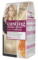 Фарба-догляд для волосся без аміаку L'Oreal Paris Casting Creme Gloss №1010 Світло-світло-Русявий Попелястий