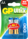 Батарейка GP ULTRA+ALKALINE 1.5V 15AUPHM-2UE2, LR6, АА блістер