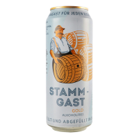 Пиво Stamm-Gast Gold б/а ж/б 0,5л