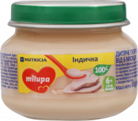 Пюре Nutricia Milupa індичка 6+ с/б 80г х12